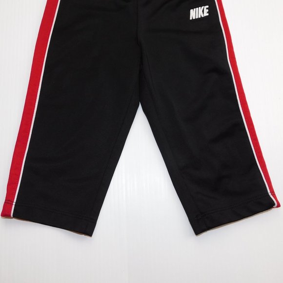 NIKE Boys 12T Black Red Track Pant - Picture 3 of 5